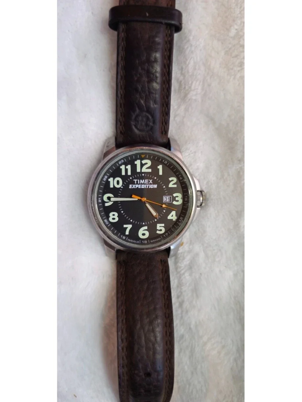 Timex Expedition 40MM Large Number T44921 Indiglo New Battery Runs Well